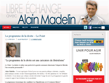 Tablet Screenshot of alainmadelin.fr